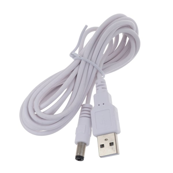 USB til 5,5 mm DC 5V-stik USB 2.0 A-han til 5,5x2,5 mm DC 5V strømforsyning