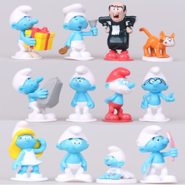 12\" Smurf Animerad Dockleksak Present