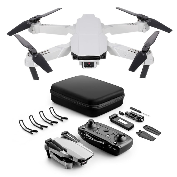 S62 Rc Drone kameralla 4k Wifi Fpv Dual Camera Drone Mini kokoontaitettava nelikopterilelu lapsille painovoima-anturilla Ohjausrata Flight Headless Mode Eme