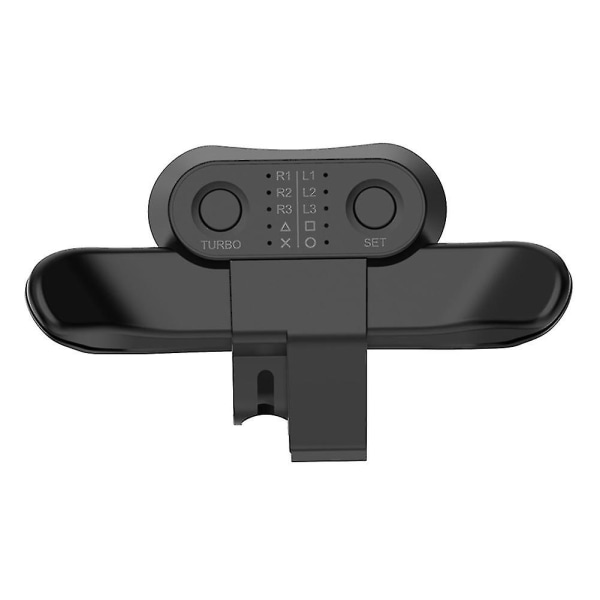 Förlängd spelkontroll för Ps4, bakre knappfäste, handkontrollspaddlar för Dualshock4, bakre förlängningsknappar med turbotillbehör
