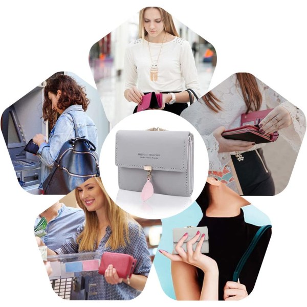 Plånbok för kvinnor - KQueenStar Läderplånbok Wo