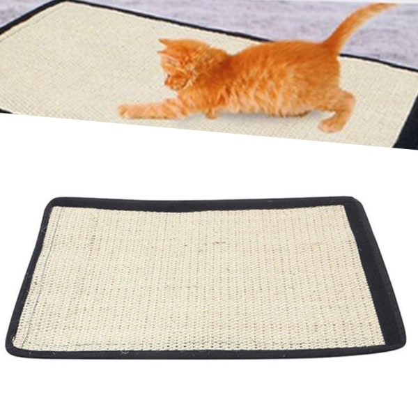 Sisal Material Cat Scratch Pad Enkel installation Hållbar Pet Scratch Matta för möbelskydd Liten storlek