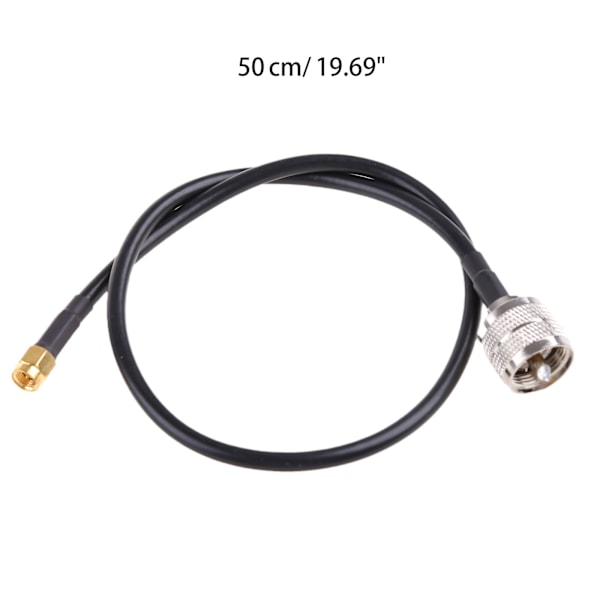 SMA - UHF-kaapeli SMA-uros PL259-uros koaksiaalinen sovitin matalataltainen RG58 koaksiaalikaapeli CB HAM Radio käsiradioantenni