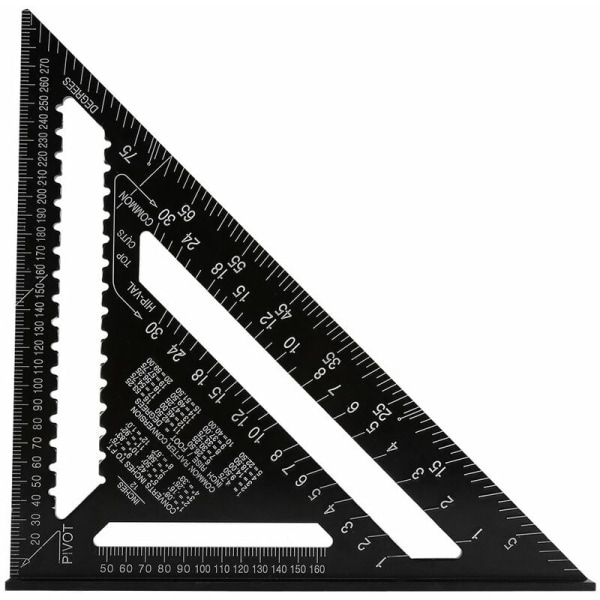 Aluminiumlegering Carpenters Vinkel 30cm - Daglig bilnødvendighed