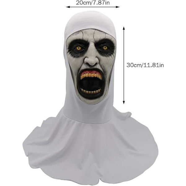 Halloween Nonne Skrekkmaske, Halloween Nonne Skrekkmaske Cosplay Sen