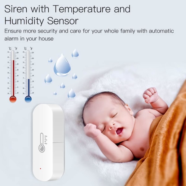 Smart temperatur- og fuktighetssensor