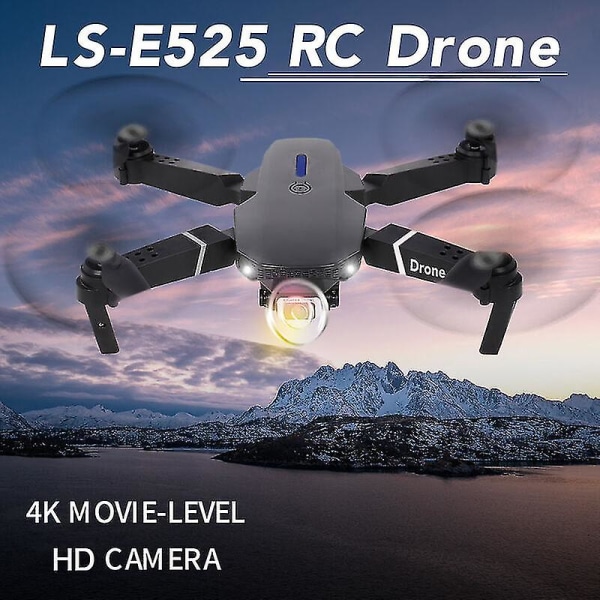 Ls-e525 Rc Drone med kamera 4k kamera Wifi Fpv Drone Headl