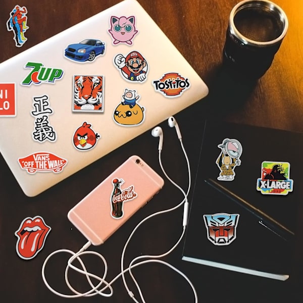 302 ST Coola skateboardklistermærker, mærke klistermærker til voksne teenagere, vandtætte vinylklistermærker til vandflaske Laptop Bagage Guitar Notebook