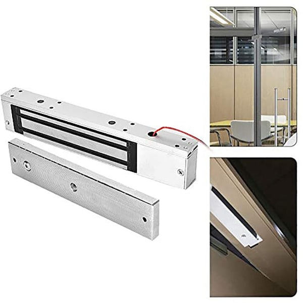 Elektrisk magnetisk lås Elektrisk lås Enkelt dør Elektromagnetisk lås Integrert magnetisk lås for adgangskontrollsystem DC12V 280kg