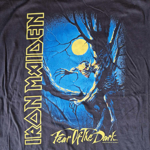 Iron Maiden Fear of the Dark T-shirt Sort Black L