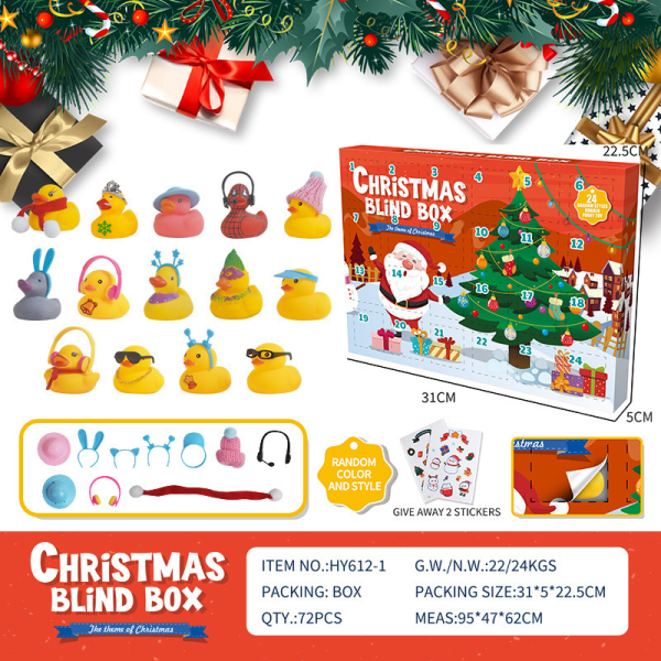 Pokemon2024 juladventskalender för barn, (uppgraderad version) 24 presentbitar - slumpmässig stil (blindbox), adventskalender för barn HY612-1