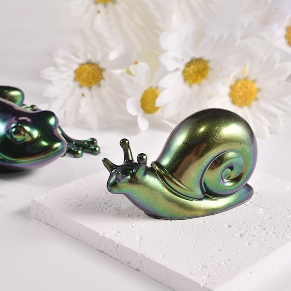 Ödla Silikonform Hartsformar SNAIL SNAIL Snail Snail