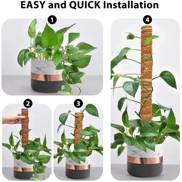 Återanvändbart växtklätterställ Slitstarkt blomväxtstöd for balkong Trädgård Lätt å bruke 40cm