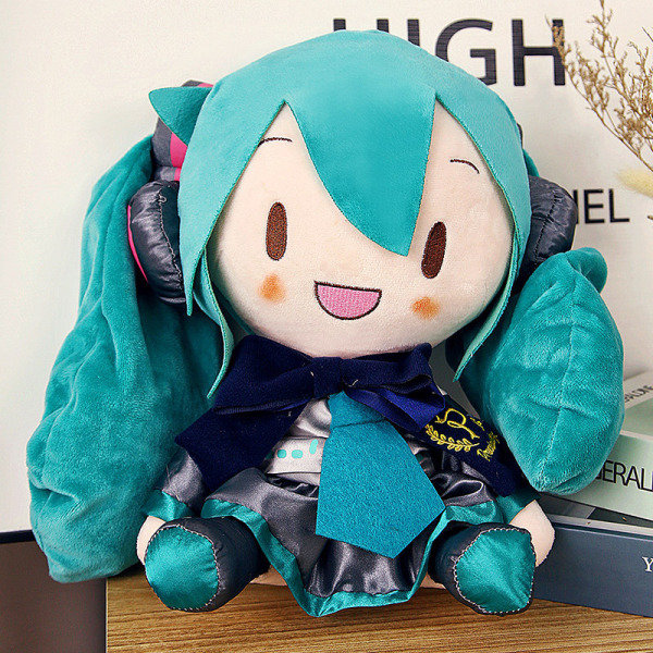 Anime Hatsune Plyschleksaksserie Hatsune Miku Doll Anime Perifer Kudde Rumsprydnad (32CM) Fluga Hatsune Doll