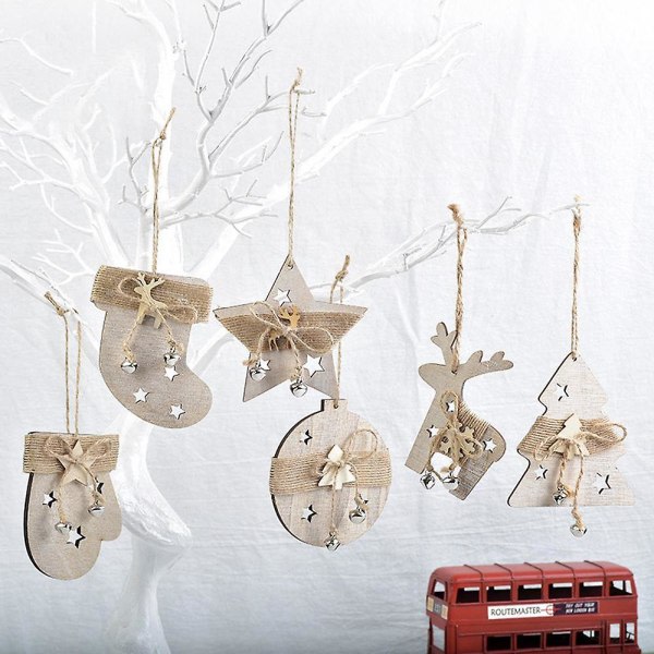 2. julhängande trädekorationer, för julgransdekorationer, festdekorationer, juldekorationer (håndskar + julgranskulor)