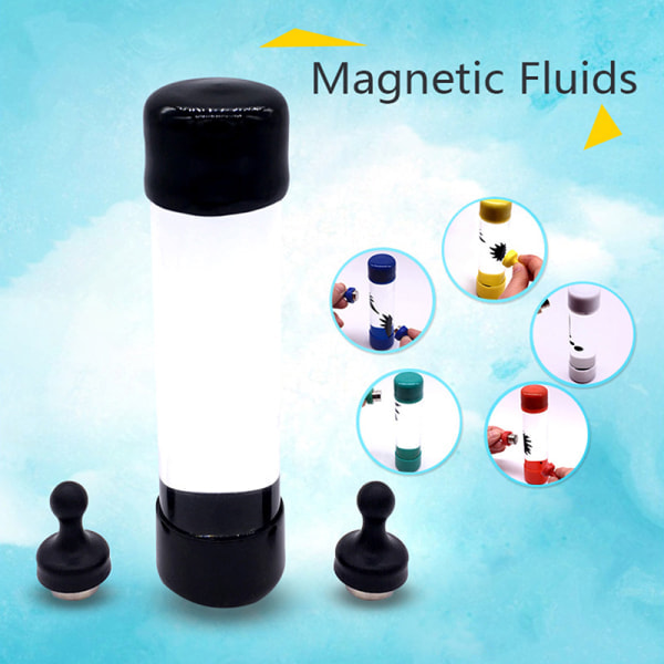Ferrofluid Magneettineste Näyttö Leikki  Musta