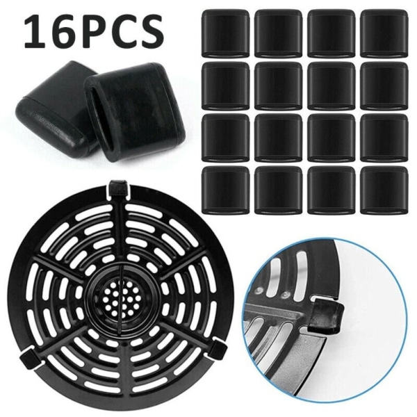 Air Fryer Gummi støtfanger Gummi støtfanger 16PCS 16PCS