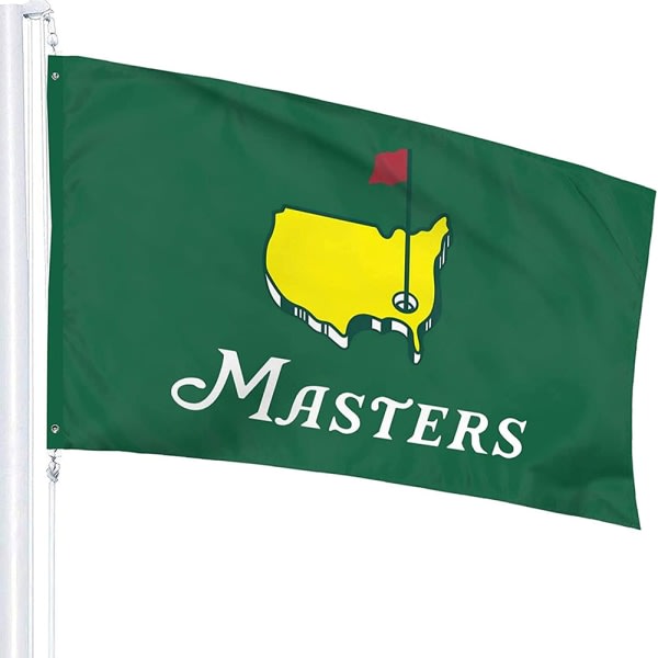 Masters Flag 3x5ft dobbeltsidet indendørs udendørs dekorationsbanner American Golf Flag A