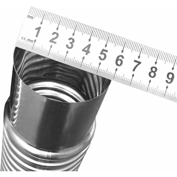 Rostfritt stål skorstensrör - 90 grader 6 cm rostfritt stål skorstensrör for udendørs vedspis, udendørs skorstensrör for campingtält,ladacèe