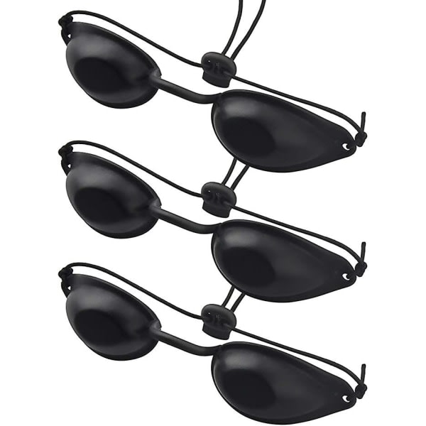 3 st Uv-skyddsglasögon, solariumsglasögon Sun Studio ögonskydd, pålitliga infraröda solariumskyddsglasögon för laserterapi, Ipl Hair Rem