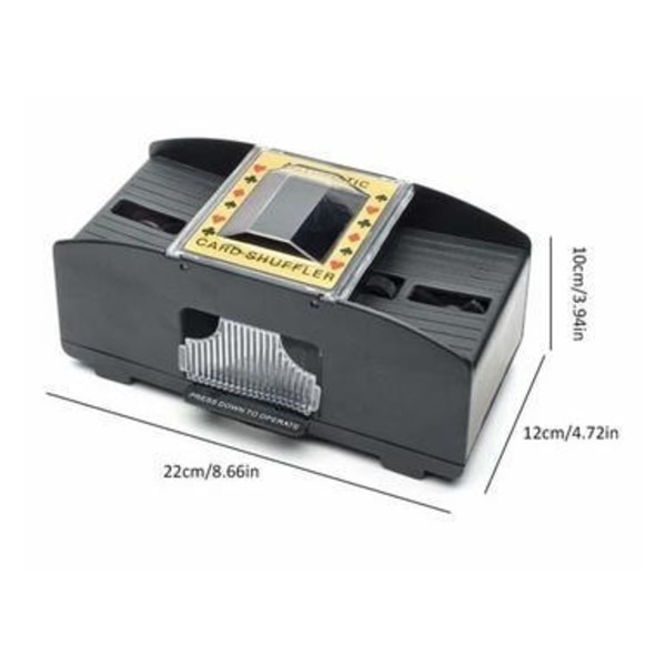 Automatisk Kortblander Sort (YD)