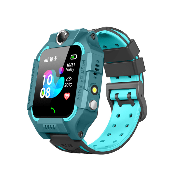 Q12 Smart Watch for Children SOS Watch Vattentät IP67 Z6F green