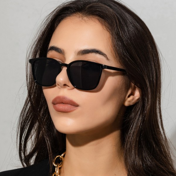 Frauen Sonnenbrille gro?en Rahmen Retro-Mode Cat Eye Brillen