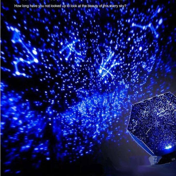 Star Sky Projektori Cosmos Lamppu Celestial Galaxy Star Night Light