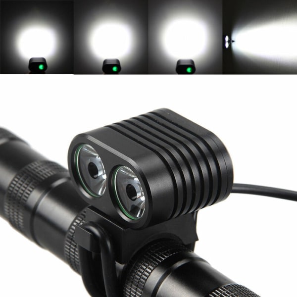 LED-strålkastare, USB-uppladdningsbar pannlampa med rörelsesensor, camping, läsning, vandring, cykling