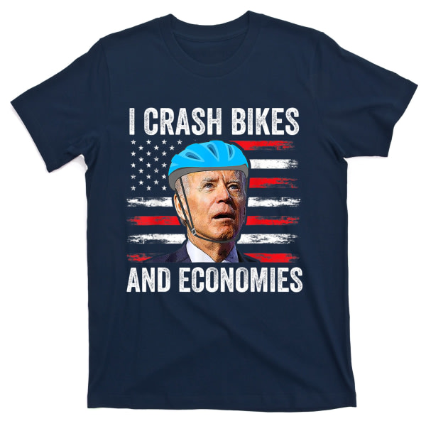Biden Bike I Crash Bikes And Economies T-shirt ESTONE S