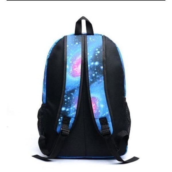 Galaxy Fort-nite ~ Storm Selvlysende Skolesekk Ryggsekk 3