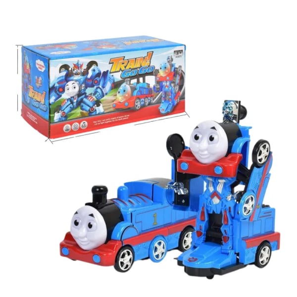Thomas ja ystävät Anime Electric Deformation Train Thomas Track Set Toy Robot