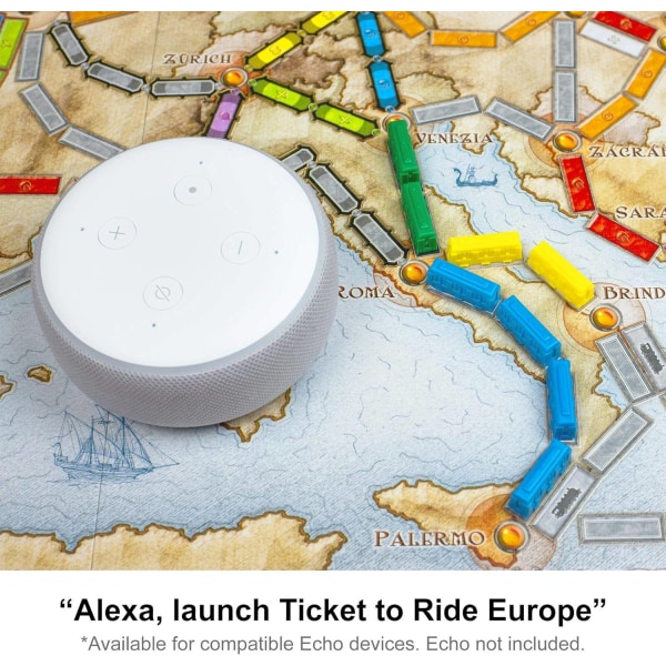 Ticket To Ride Europe Lautapeli | Perhepeli | Lautapeli aikuisille ja perheille | Junapelin | Keskimääräinen peliaika 30-60 minuuttia | Valmistanut Days of Wonder
