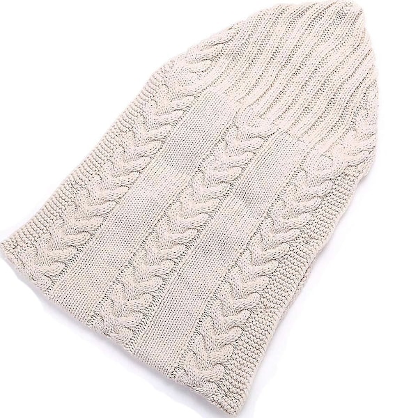 Stickad Sovpåse Filt för Barnvagn Baby Åkpåse med Fleece Insida, Varm Ficka Stickad Mysig Påse för Bebisar Nyfödda (YJD)(YD)