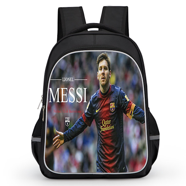 Messi Cristiano Ronaldo skolväska grundskolepojke Juventus Ronaldo belastningsreducerande ryggsäck för ryggskydd style 5