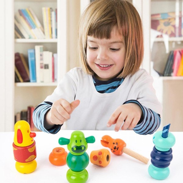 Shxx barn skruvande leksaker Demontering och montering 1-2 år O