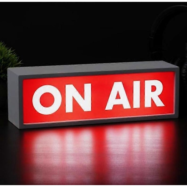 ON AIR Skilt Veggmontering Puls Luftlysskilt, Studiolys og Dekorasjon