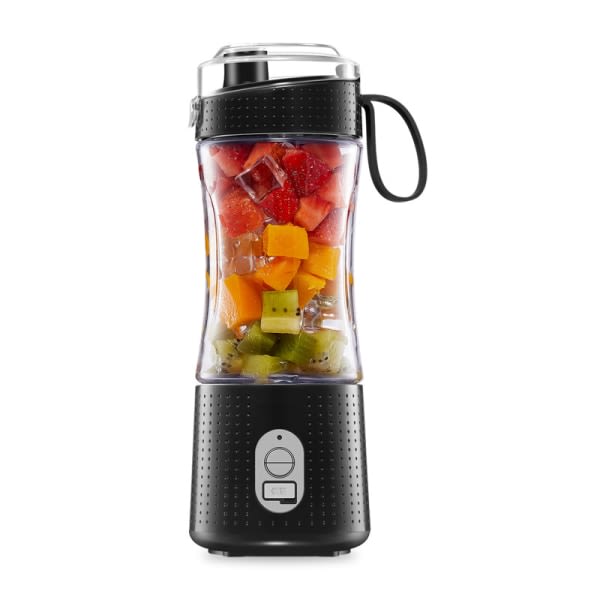 （Black） BPA Free Portable Blender, Personal Blender for Smoot