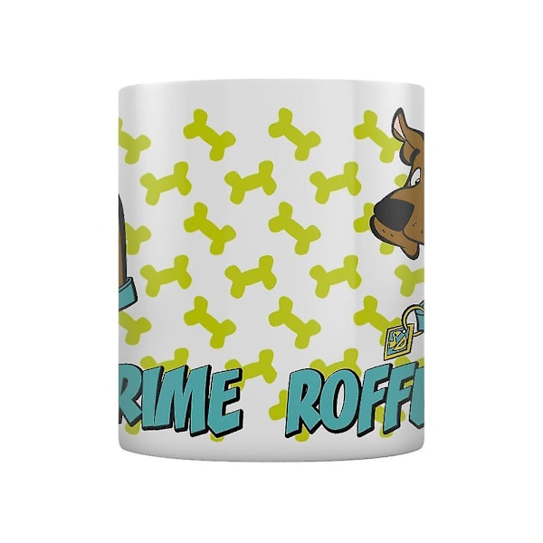 Scooby Doo Roffee Rime Mugg En Storlek Vit/Grön/Brun