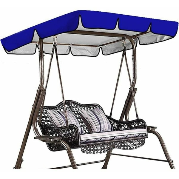 Universal Garden Seat Swing Istuimen cover Vattentätt Gung Istuimen vaihto (Väri: Sininen, Storlek: 142×120×18CM)