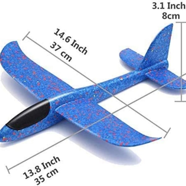 4 stycken segelflygplan, 35 cm flygplan leksaksflygplan för barn