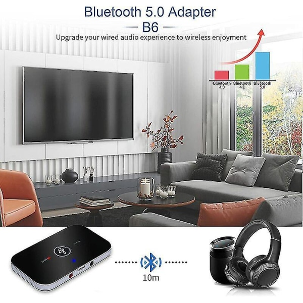 Bluetooth Adapter Receiver,ozvavzk Bluetooth Transmitter Re