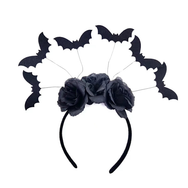 Halloween musta lepakko pääpanta asuste