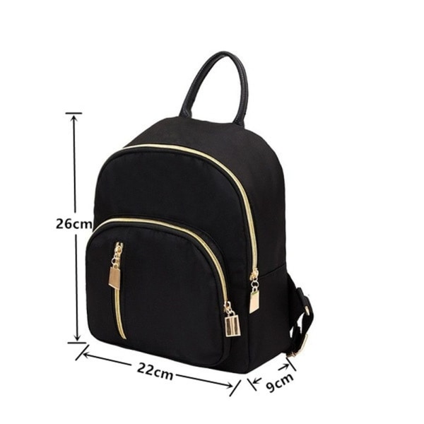 Axelremsväska Mini Ryggsäck Oxford Daypack black