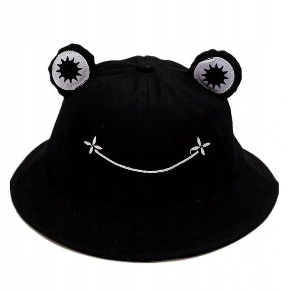 Sarjakuva Frog Bucket Hat, unisex kesäaurinkohattu A:lle