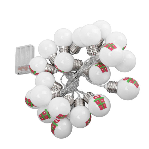 9,8 Fu 20 LED'er Kuglelampe Strenglys Batteridrevet Jul KLB