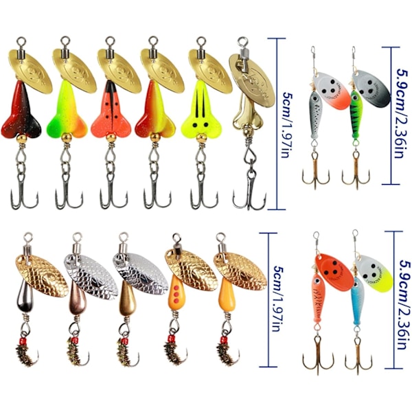 Advent Fishing Calendar 2024, Advent Fishing Gear Calendar, Joulukalenteri - 24 päivän makean veden kalastussetti