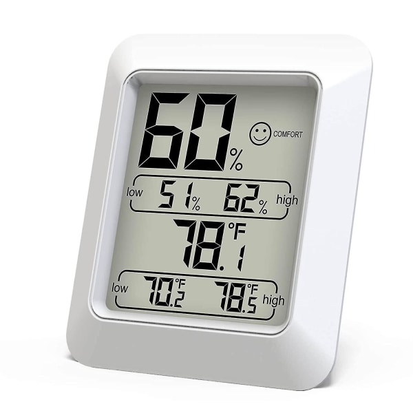 indoor thermometer humidity counter display