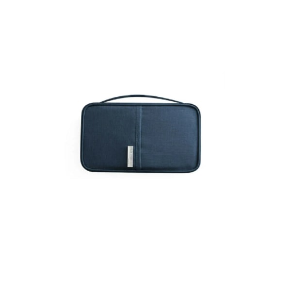 RFID-skydd - Blå universal reseplånboksfodral Blå en storlek