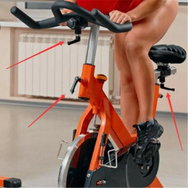 Sätesjusteringsnivåhandtag för stationär motionscykel inomhuscykling